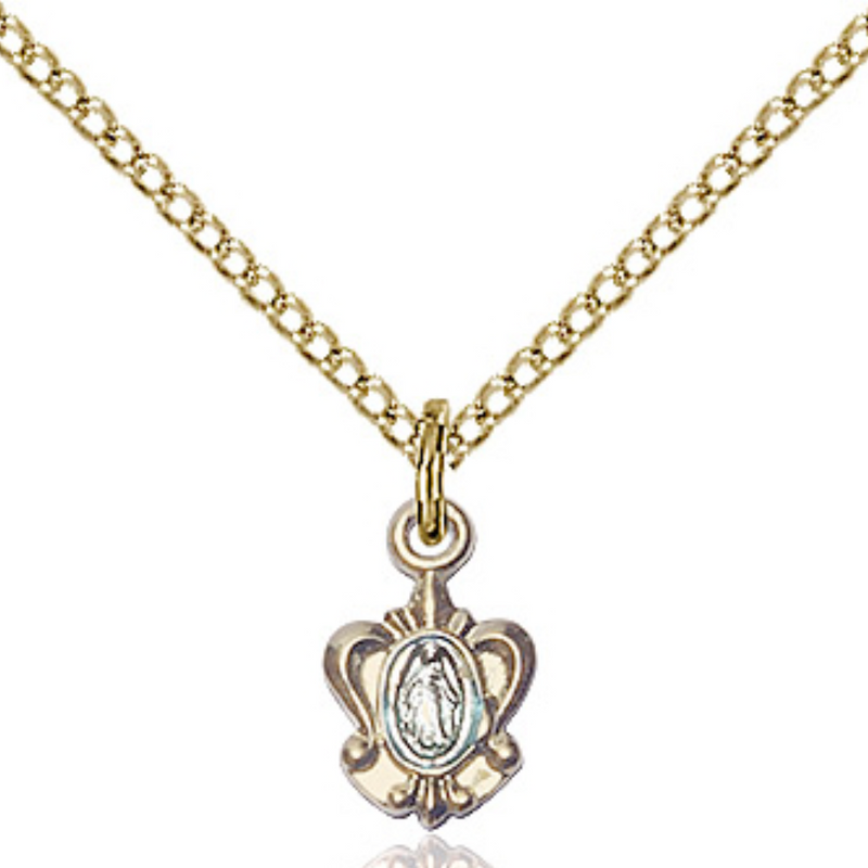 Miraculous Medal Gold Filled 18"