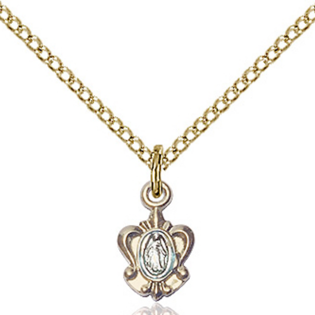 Miraculous Medal Gold Filled 18"