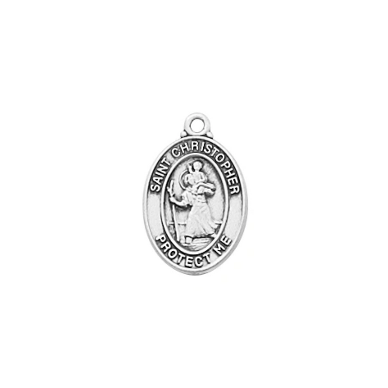 Christopher - St. Christopher Medal - Sterling Silver