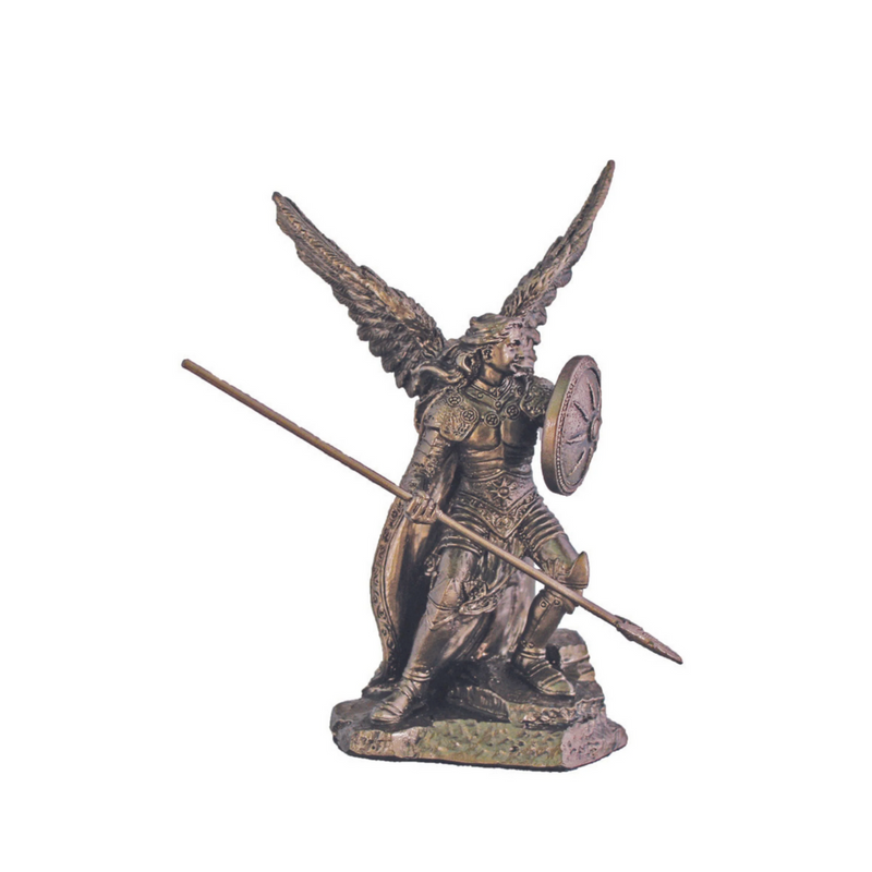 St. Raphael the Archangel Bronze Statue | Goldscheider of Vienna
