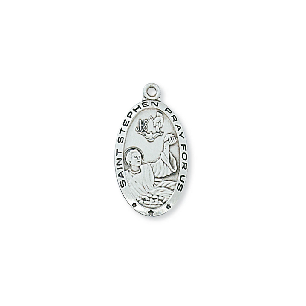 Stephen - St. Stephen Medal - Sterling Silver
