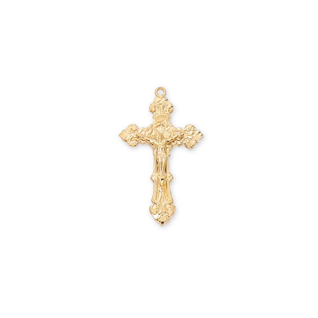 Crucifix Necklace - Gold over Sterling