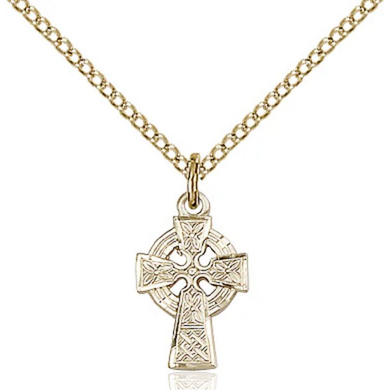 Celtic Cross Gold Filled 18"