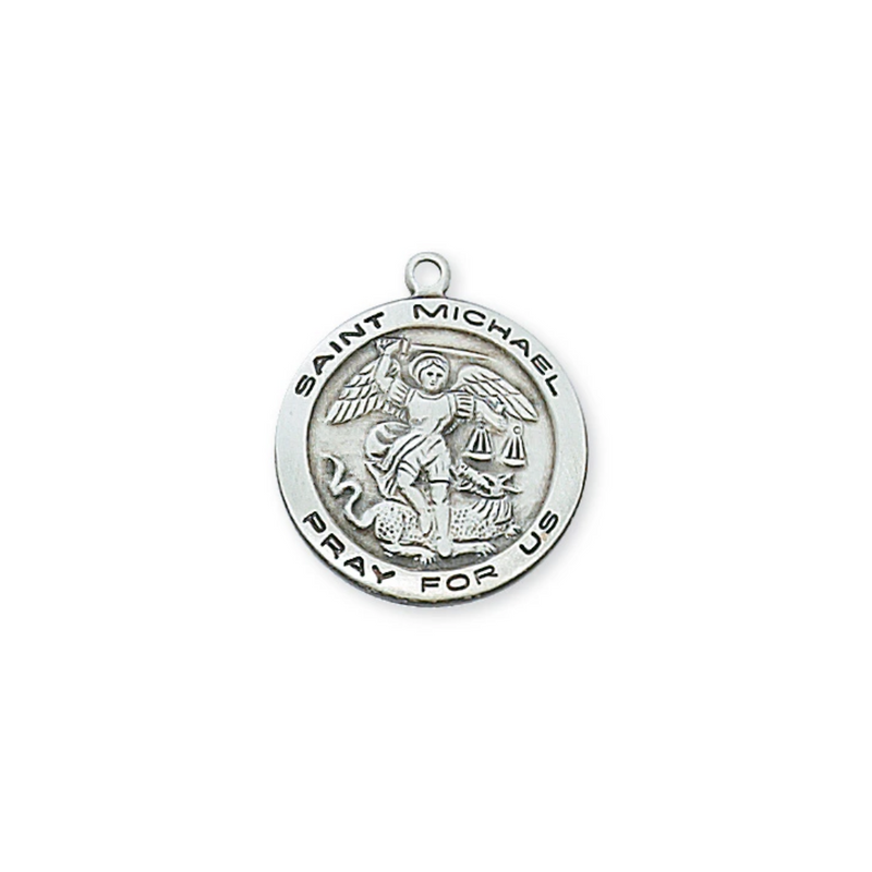 Michael - St. Michael Medal - Sterling Silver