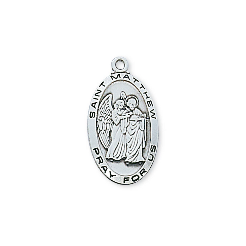 Matthew - St. Matthew Medal - Sterling Silver