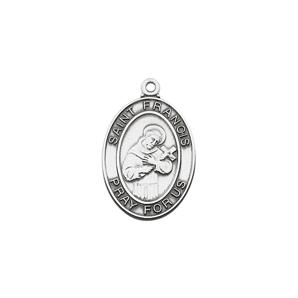 Francis - St. Francis Medal - Sterling Silver
