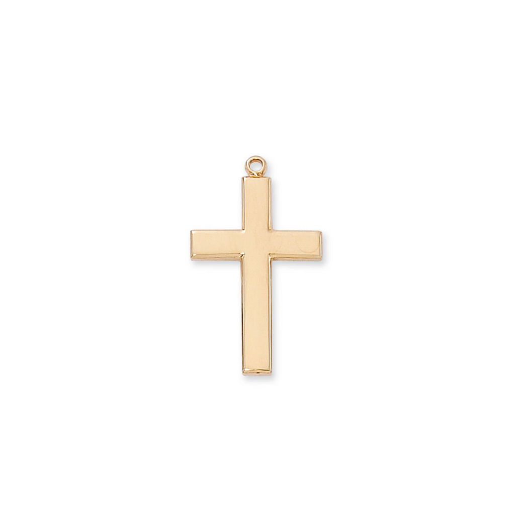Cross Necklace - Gold over Sterling