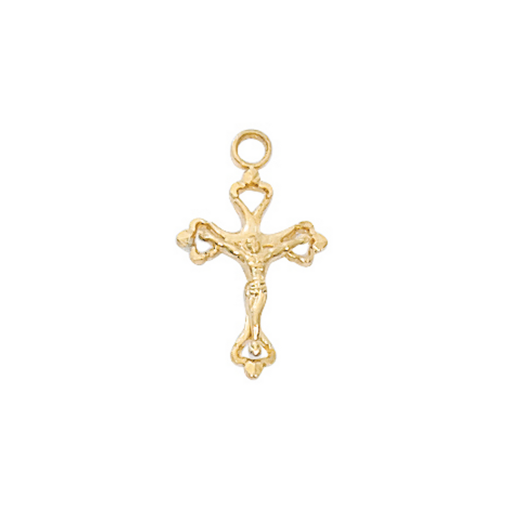 Crucifix Necklace - Gold over Sterling
