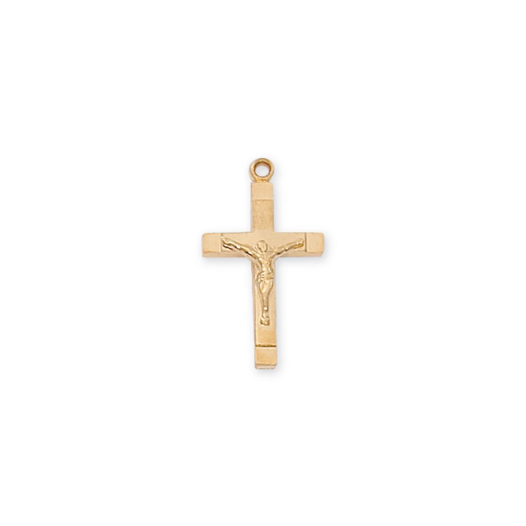 Crucifix Necklace - Gold over Sterling