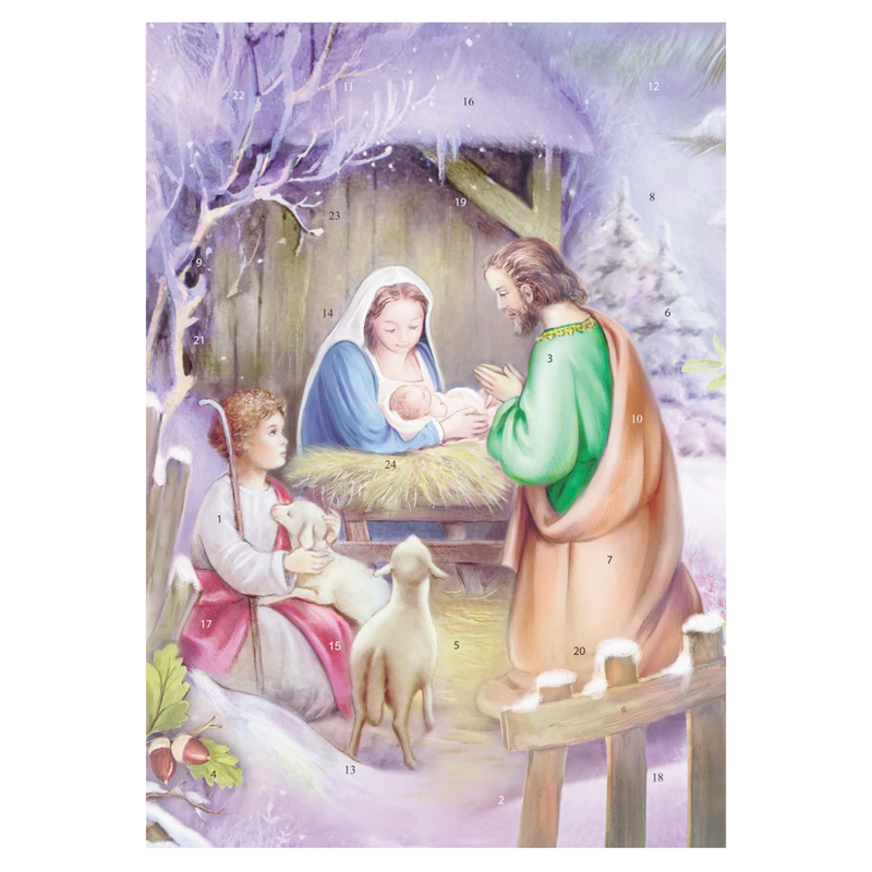 Away in a Manger Advent Calendar
