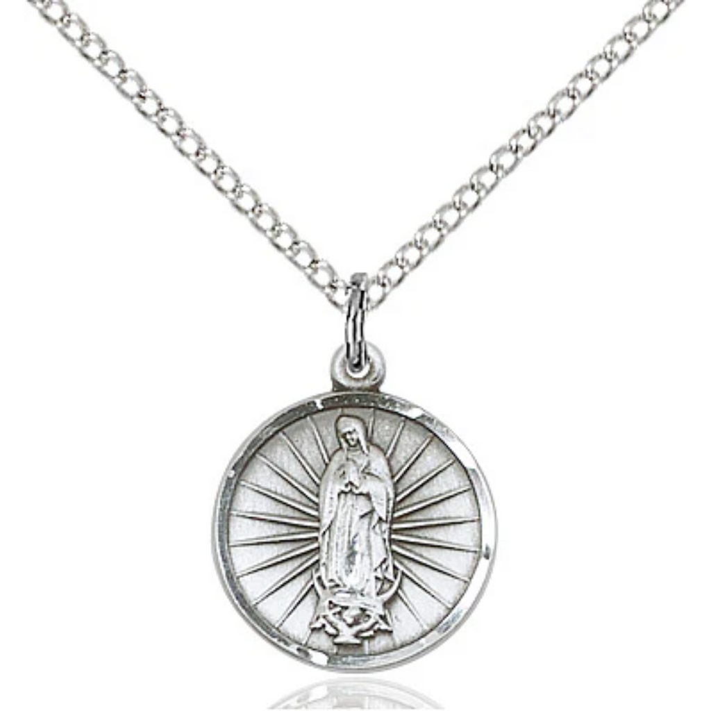 Our Lady of Guadalupe Sterling Silver 18"