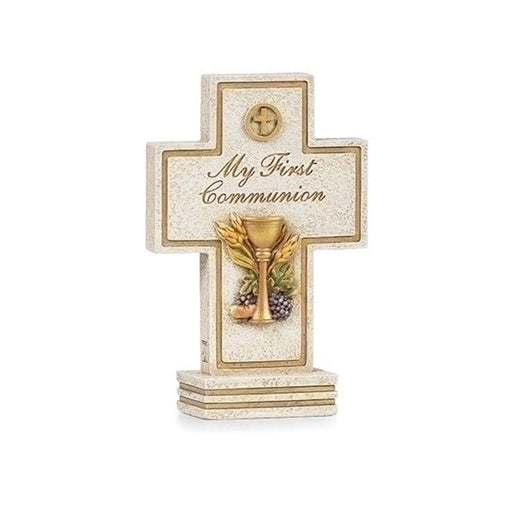 Roman First Communion Table Cross 4.25" H