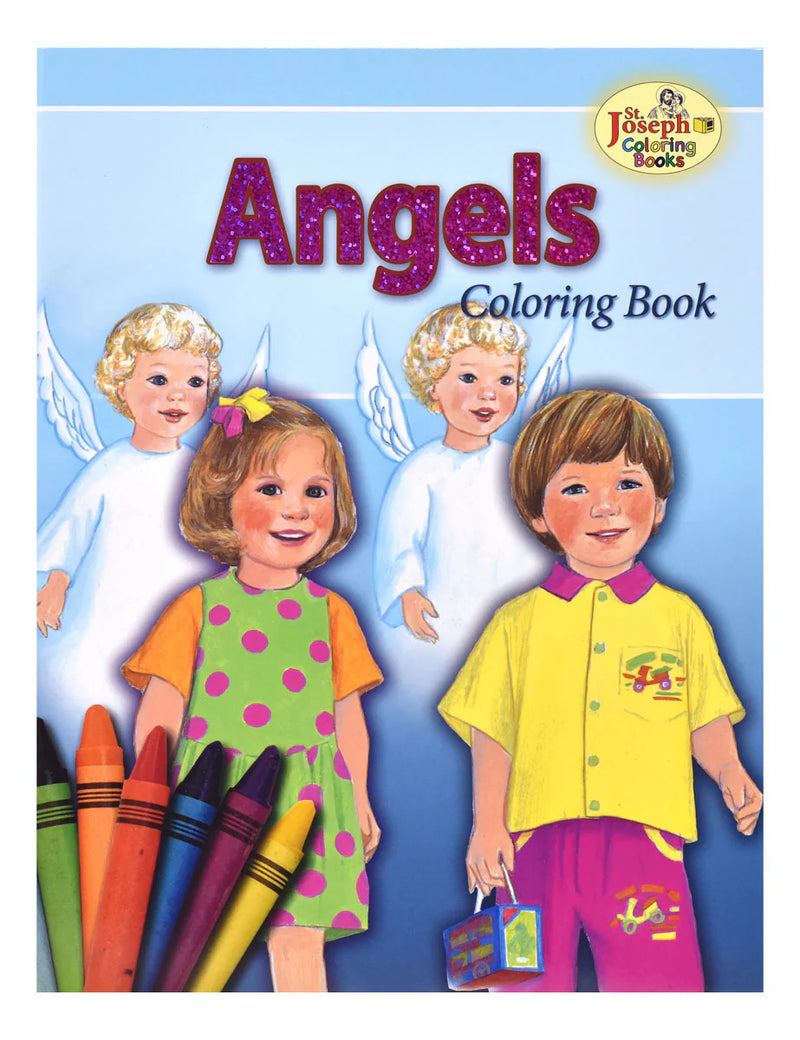 Angels Coloring Book for Catholic Children by Catholic Book Publishing