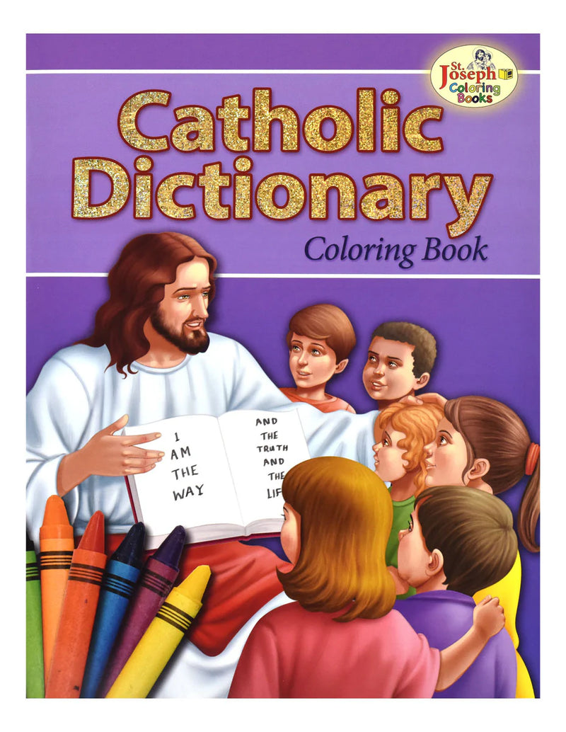 Catholic Dictionary Coloring Book for Children | Catholic Book Publishing