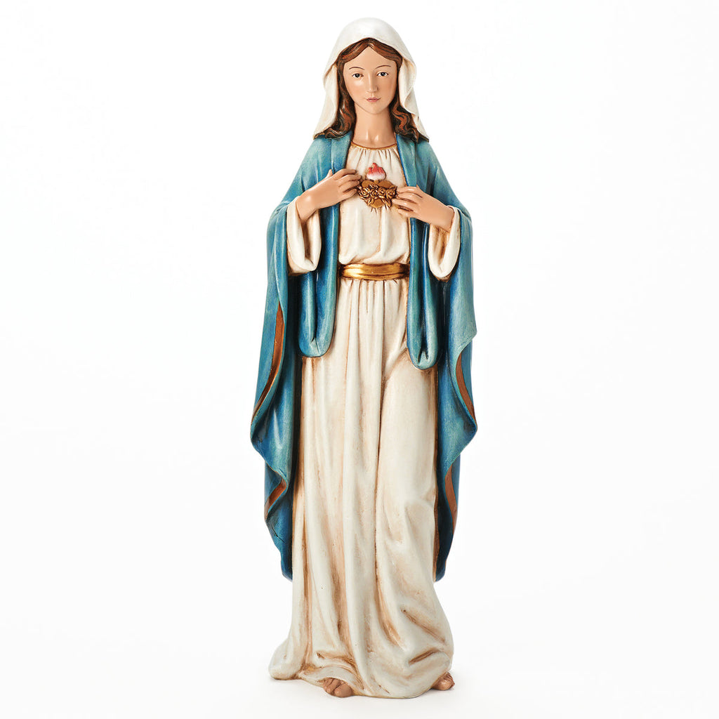 Immaculate Heart of Mary Statue 17.25"H