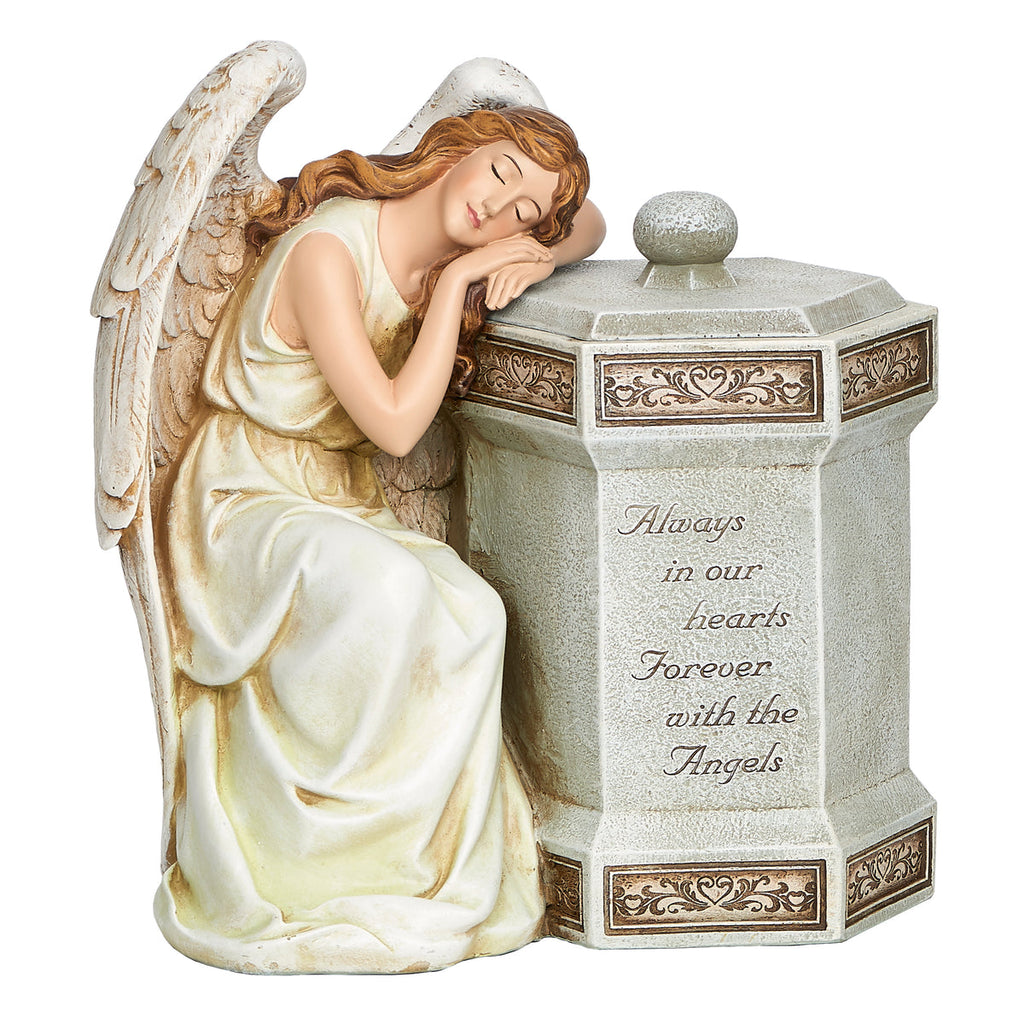 Angel Memorial Box 11.75"H