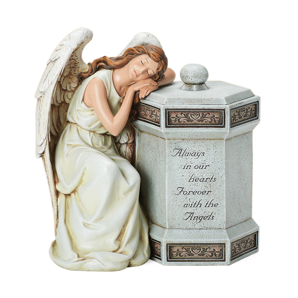 Angel Memorial Box 11.75"H