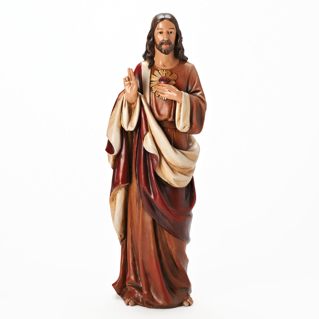 Sacred Heart of Jesus Statue 18"H