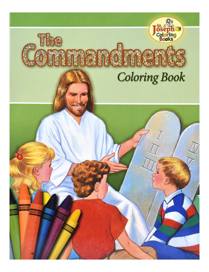 The Ten Commandments Coloring Book for Children | Catholic Book Publishing
