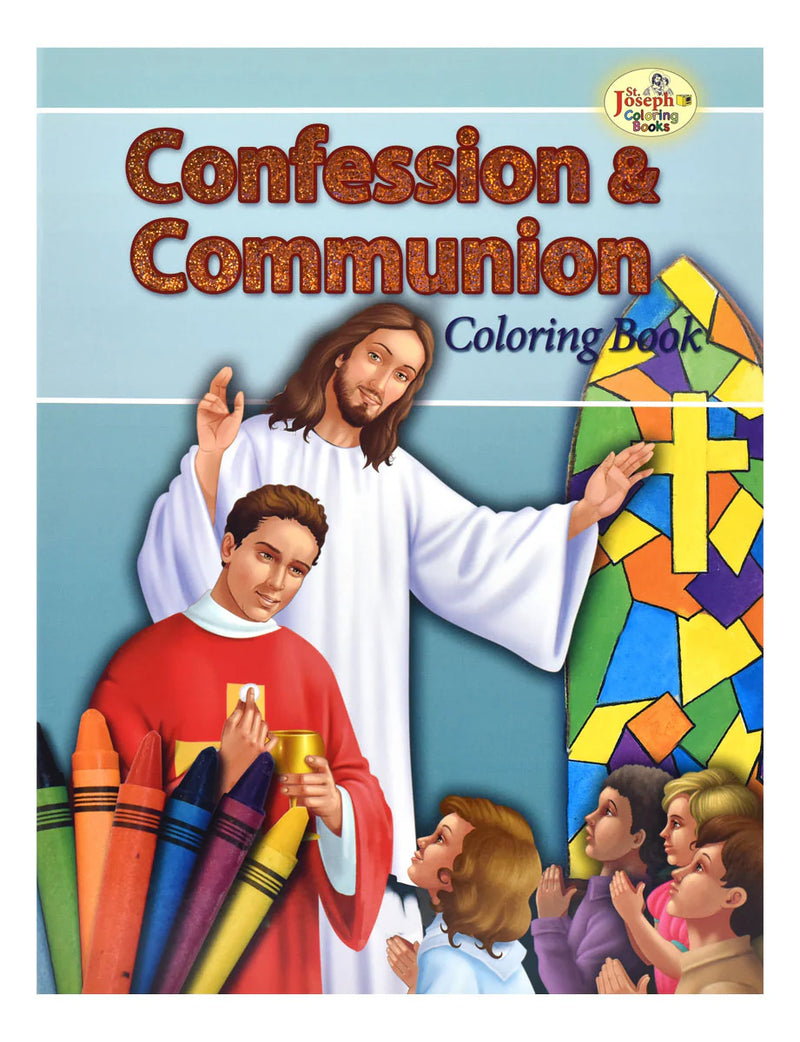 Confession and Communion Coloring Book for Kids | Catholic Book Publishing