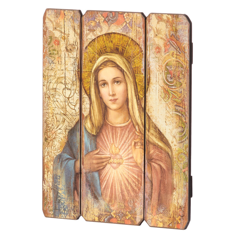 Immaculate Heart Decorative Panel 15"H