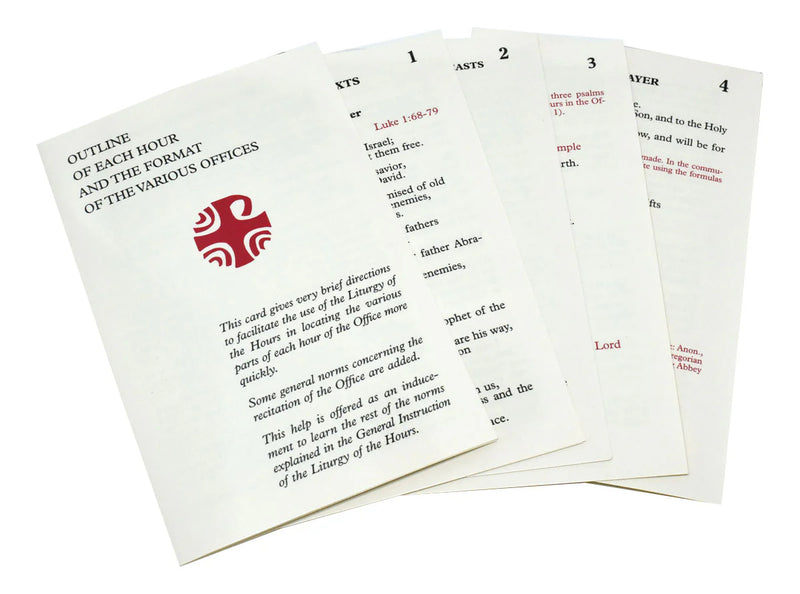 Large Type Inserts for the Liturgy of the Hours, Catholic Book Publishing