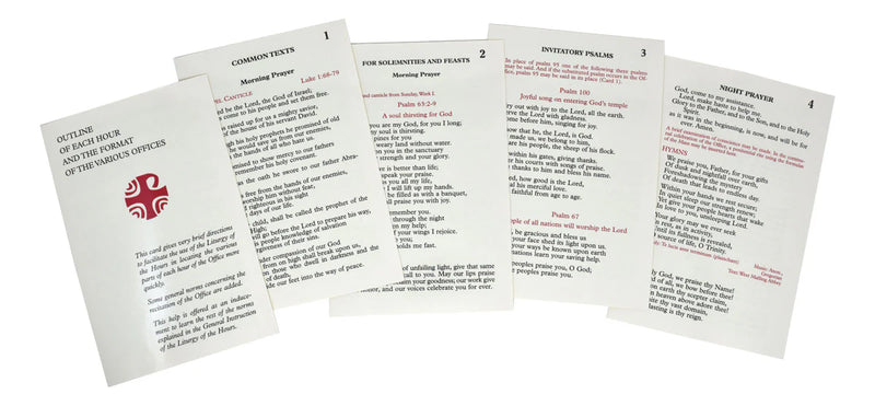 Large Type Inserts for the Liturgy of the Hours, Catholic Book Publishing