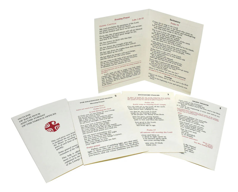Large Type Inserts for the Liturgy of the Hours, Catholic Book Publishing
