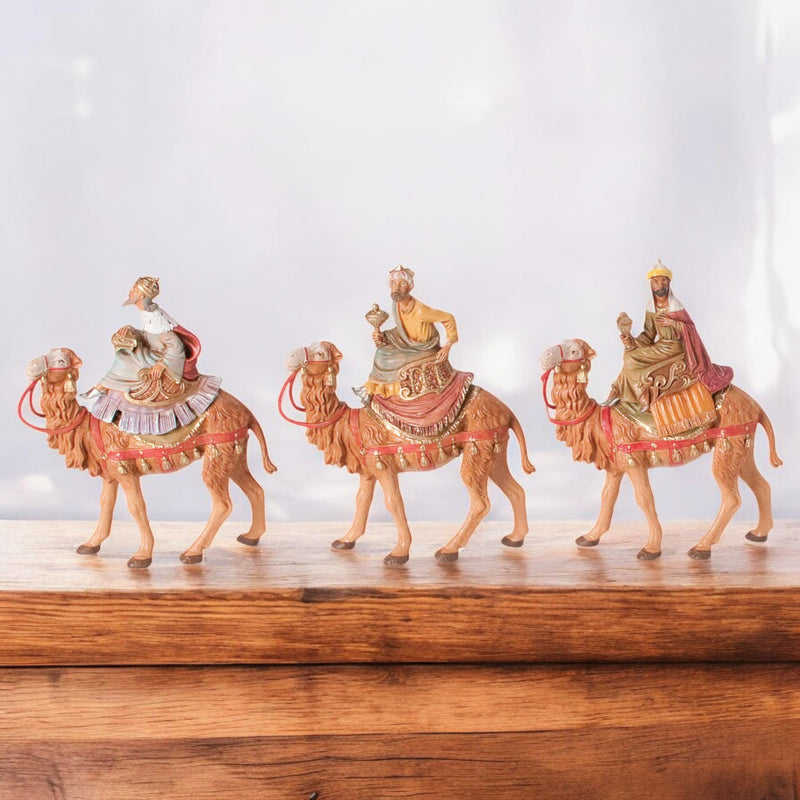 Three Kings on Camels 5" Scale