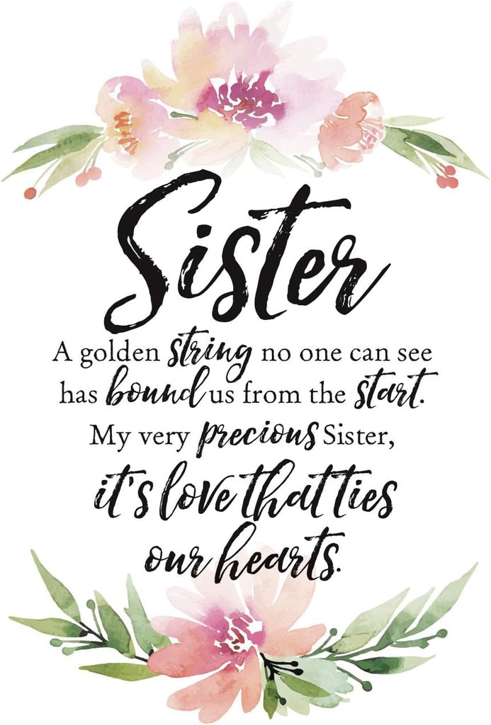 Wall Plaque "Sister" 6x9 For Wall or Desk