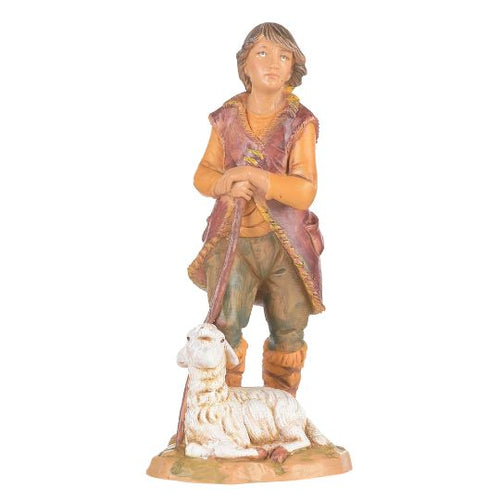 Paul the Shepherd with Sheep 5" Scale