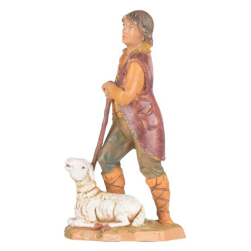 Paul the Shepherd with Sheep 5" Scale