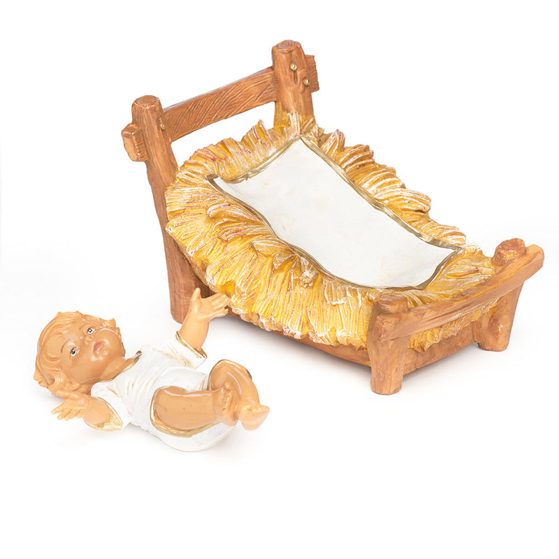Infant with Manger 12" Scale