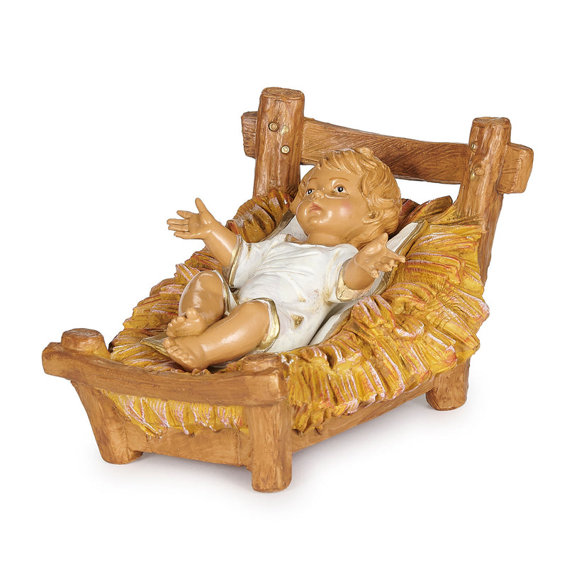 Infant with Manger 12" Scale
