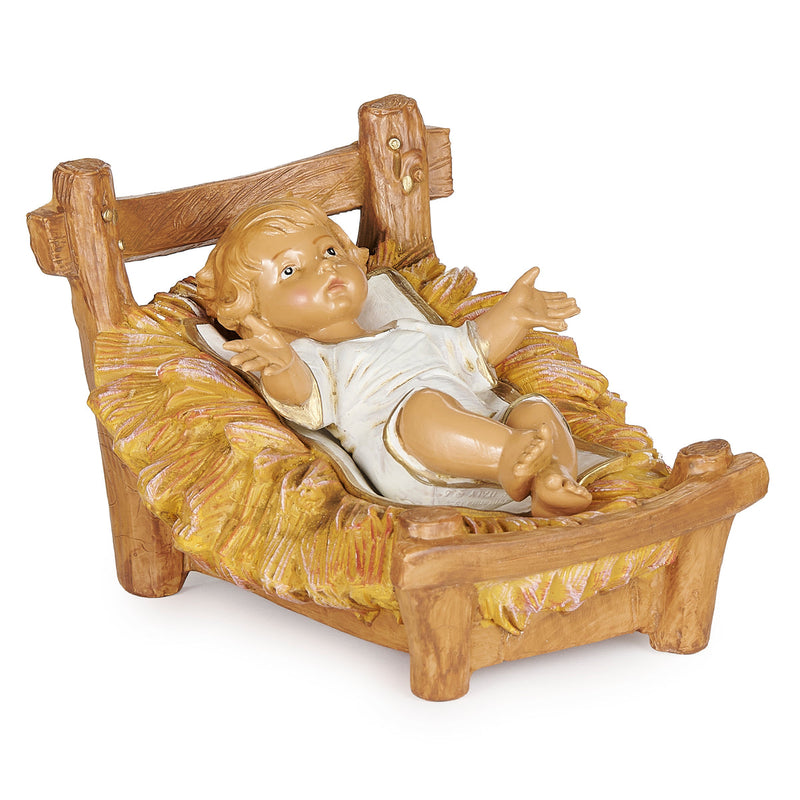Infant with Manger 12" Scale