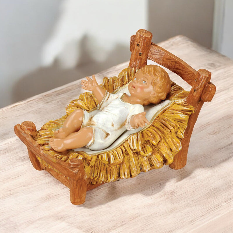 Infant with Manger 12" Scale