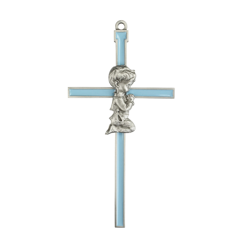Cross - 6" Blue Cross for Boy