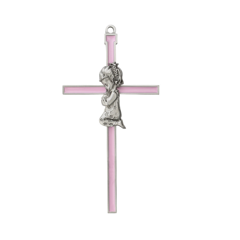 Cross - 6" Blue Cross for Pink