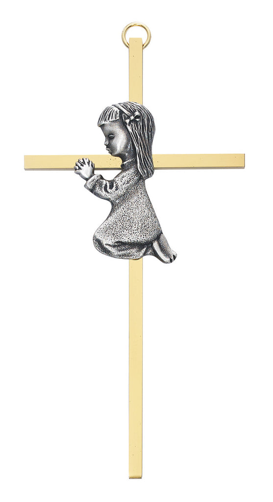 Baby Cross Two-Tone For Girl 6"