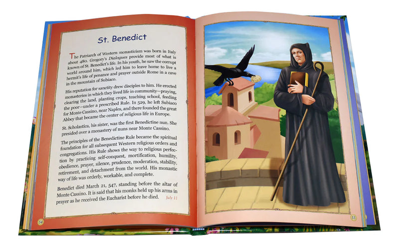 St. Joseph Illustrated Book of Saints for Children by Catholic Book Publishing