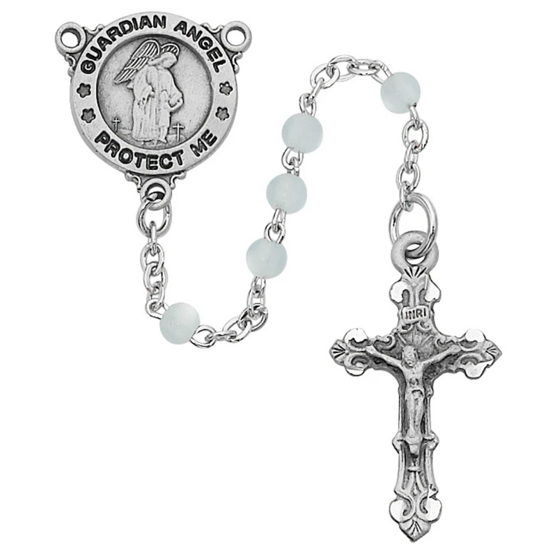 Rosary - Blue Guardian Angel Youth Rosary Boxed