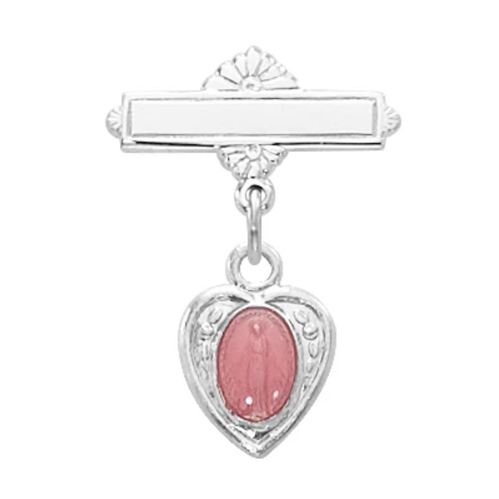 Pin - Sterling Pink Miraculous Baby Pin, Boxed