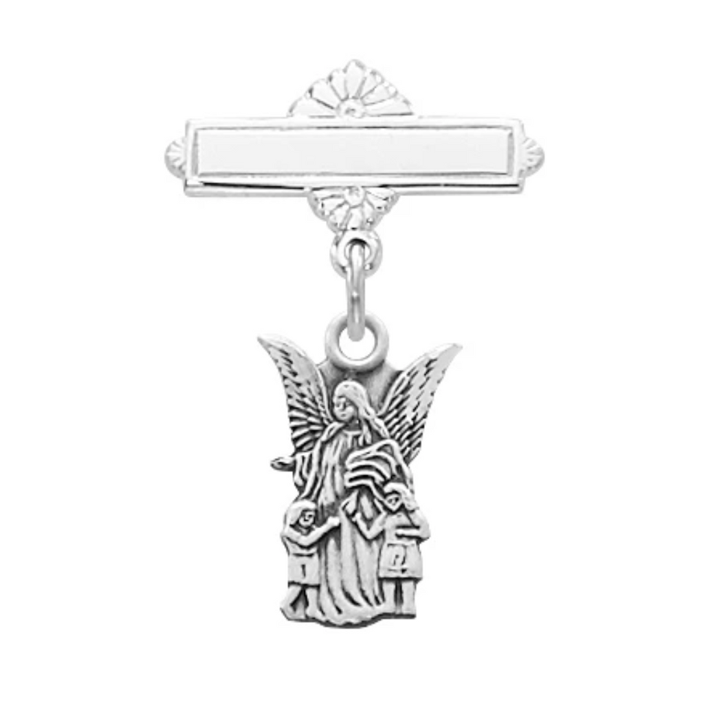Pin - Sterling Guardian Angel Baby Pin Boxed