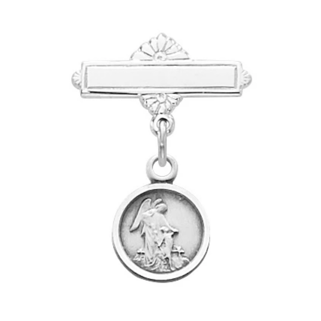 Pin - Sterling Guardian Angel Baby Pin Boxed