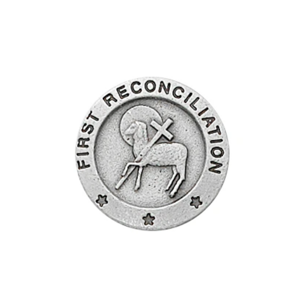 Pin - Pewter Reconciliation Pin Carded