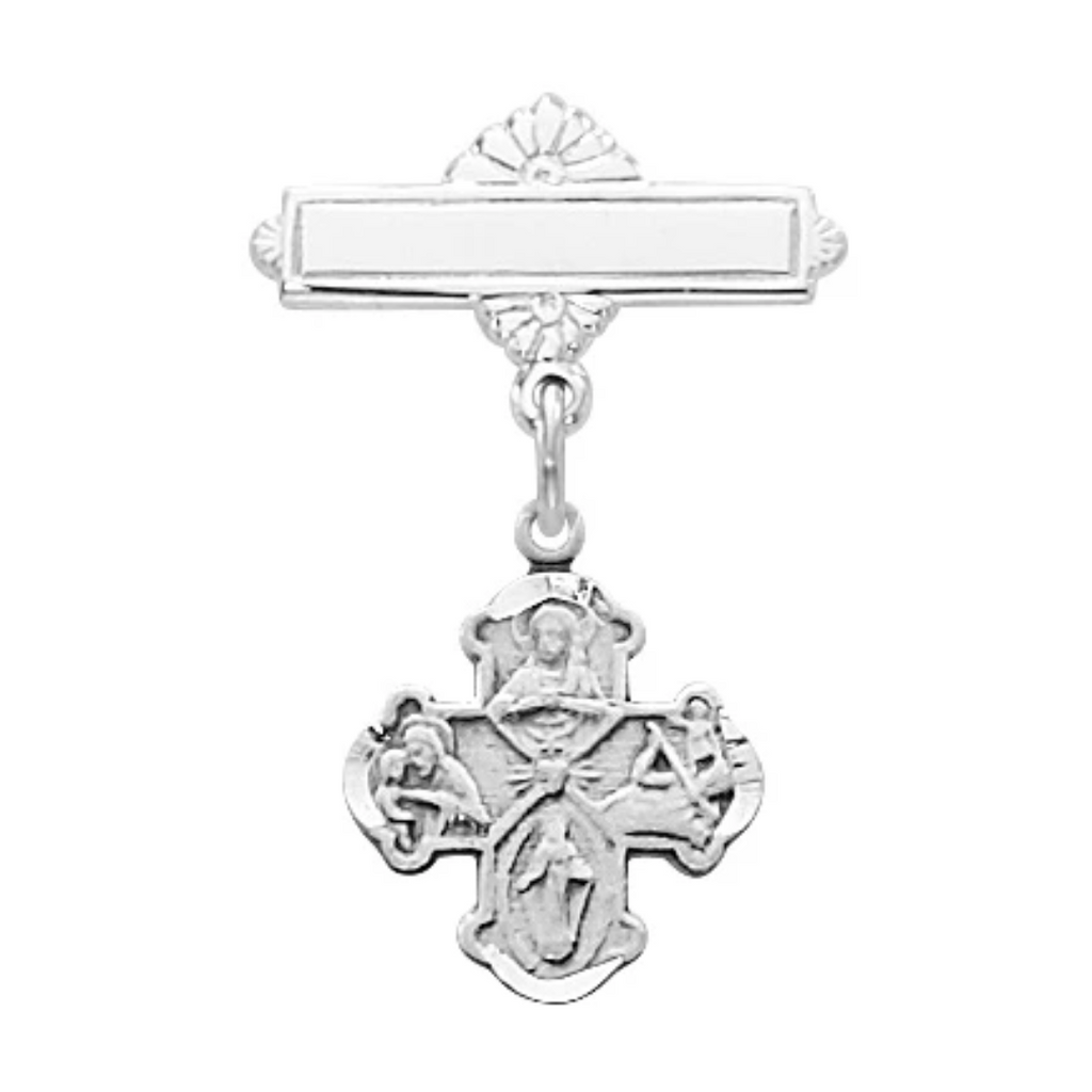Pin - Sterling 4way Baby Pin Boxed