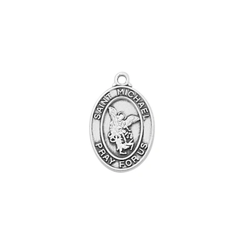 Michael - Sterling St Michael Baby Pendant Boxed