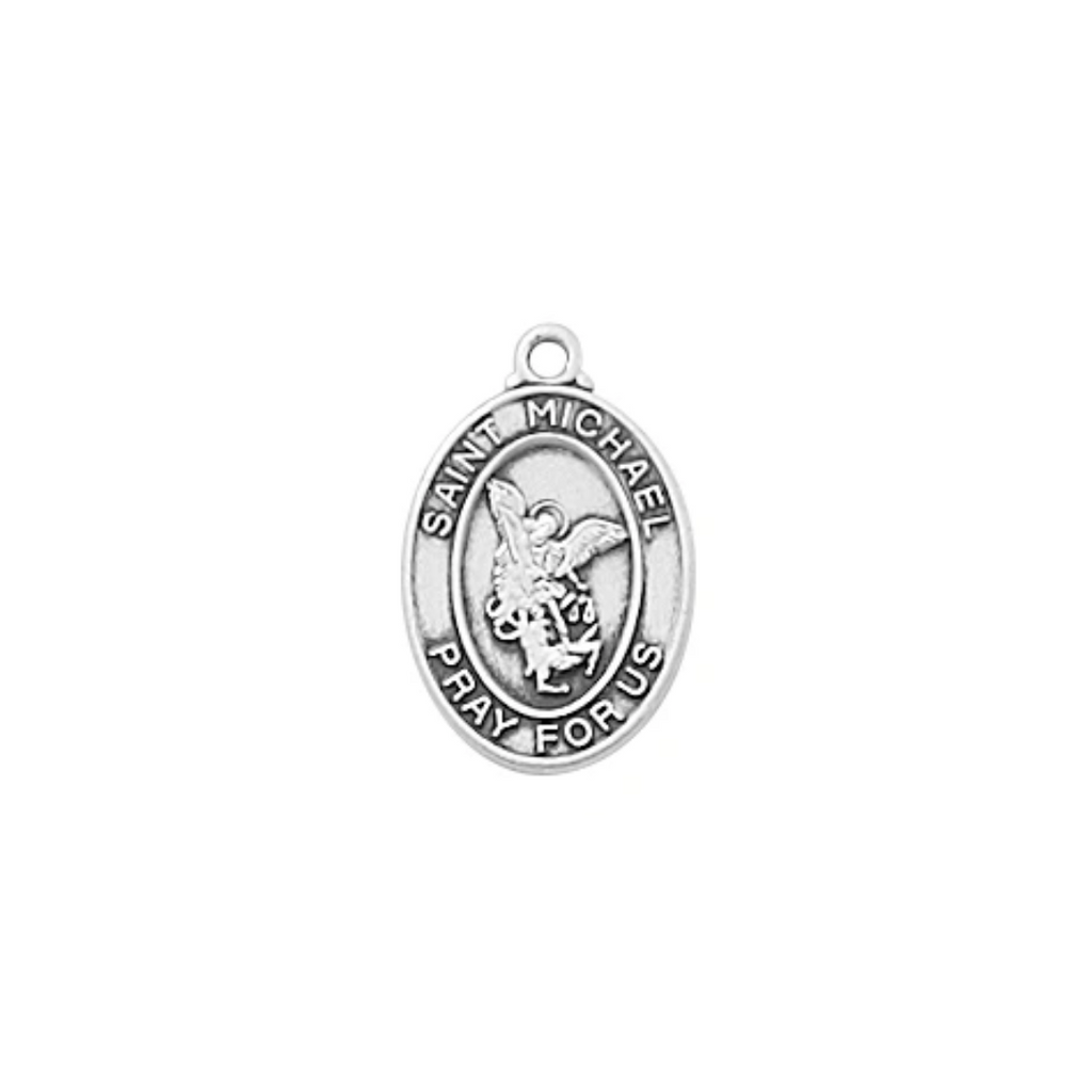 Michael - Sterling St Michael Baby Pendant Boxed