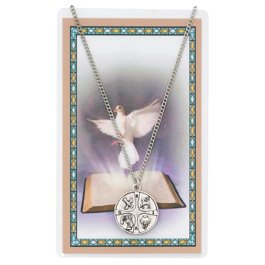 Necklace - RCIA Pendant and Holy Card