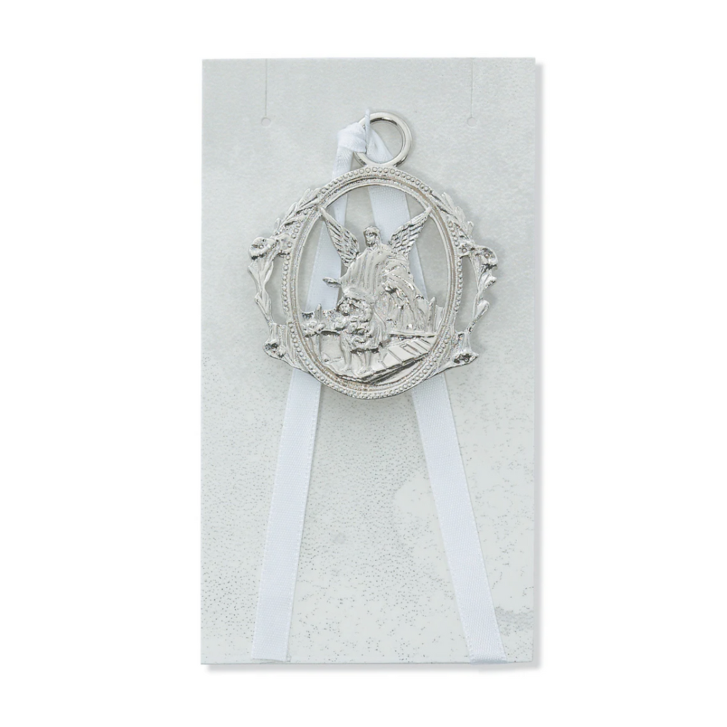 Cradle Medal - Guardian Angel Cradle Medal